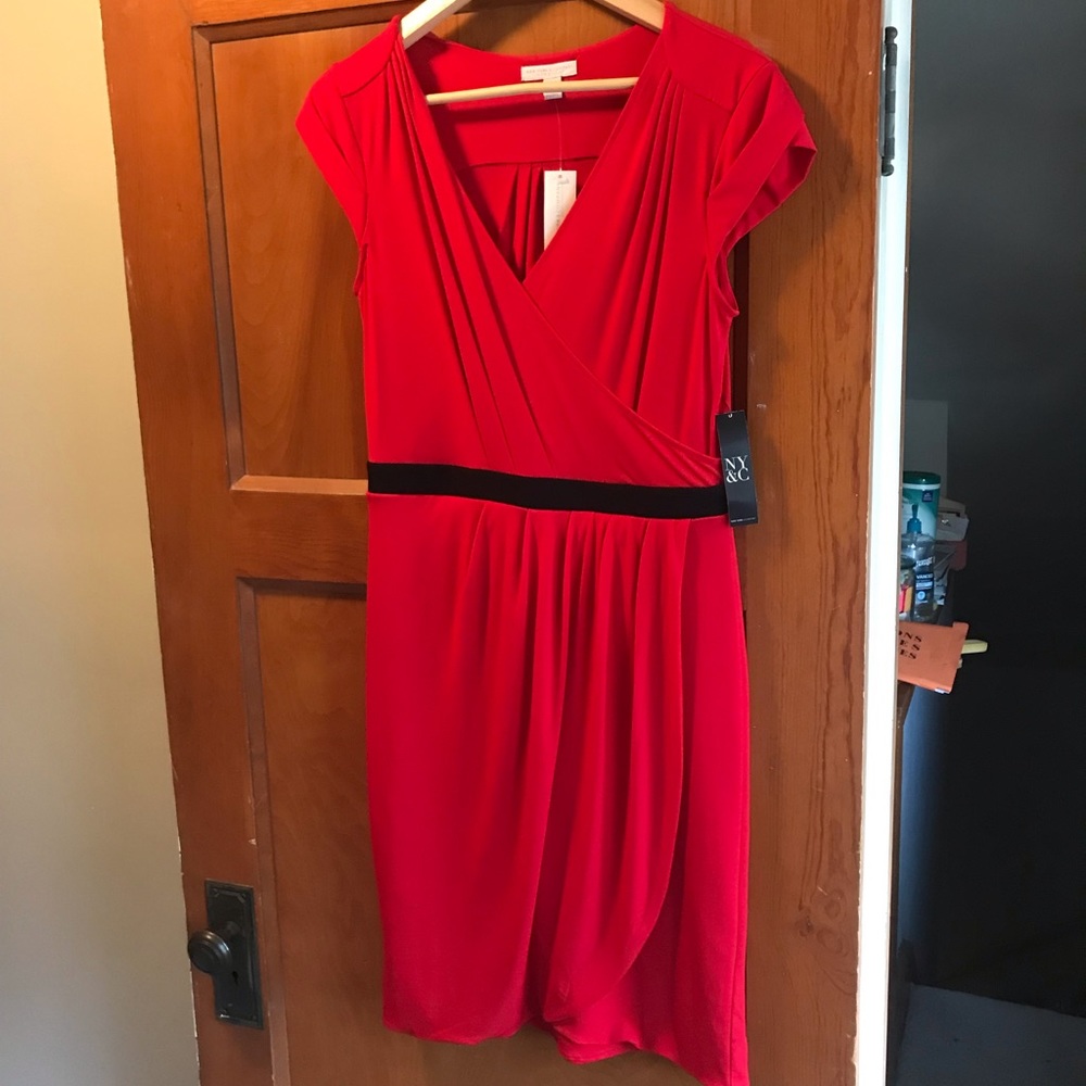 NWT Red New York & Company Dress